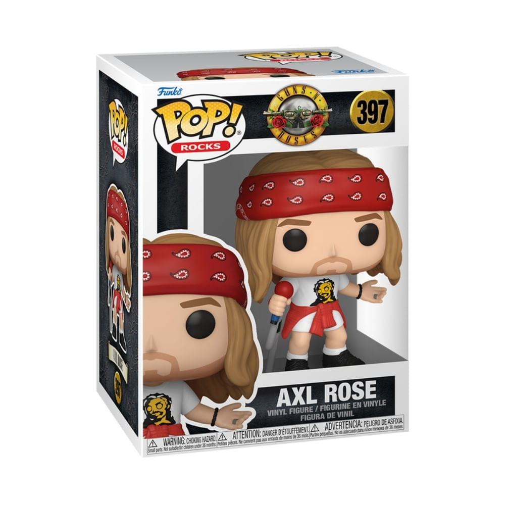 Boneco Funko Pop! Rocks - Guns N' Roses - Axl Rose - Imagem 3