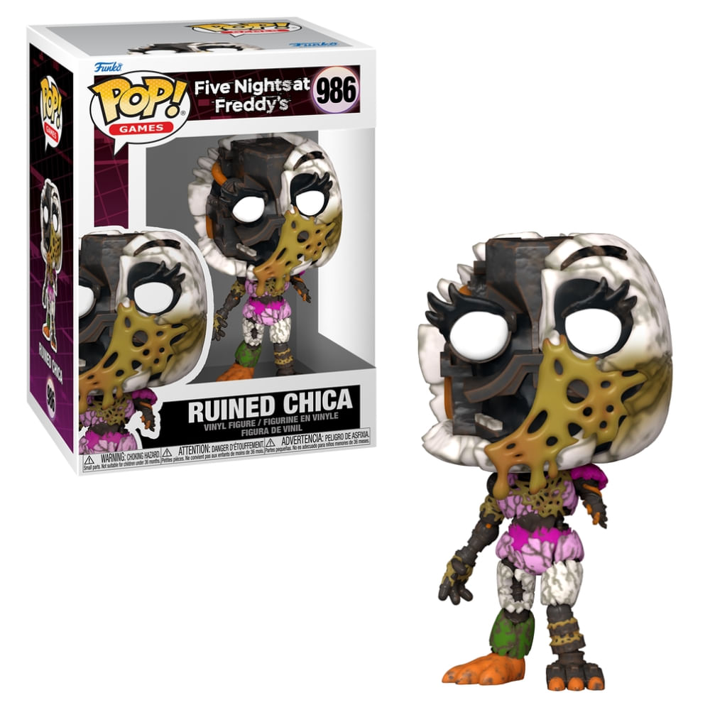 Boneco Funko Pop! Five Nights at Freddy’s - Ruined Chica