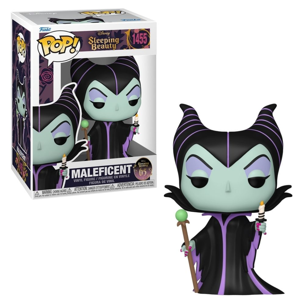 Boneco Funko Pop! Disney - A Bela Adormecida 65 anos - Malévola com Vela
