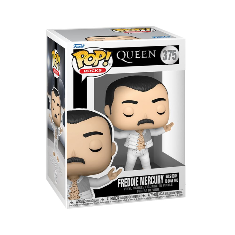 Boneco Funko Pop! Rocks - Freddie Mercury - I Was Born to Love You - Imagem 2