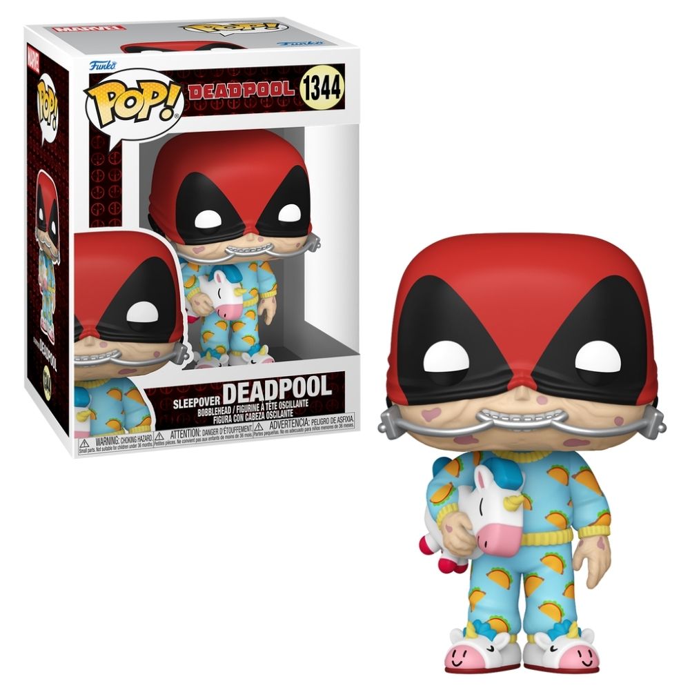 Boneco Funko Pop! Marvel Deadpool de Pijama