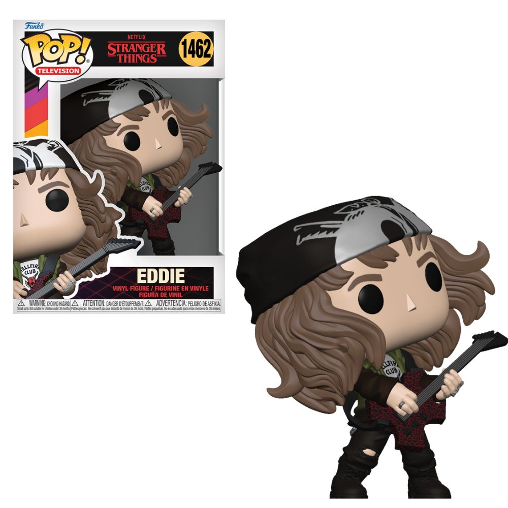 Boneco Funko Pop! Stranger Things - Hunter Eddie com Guitarra​​
