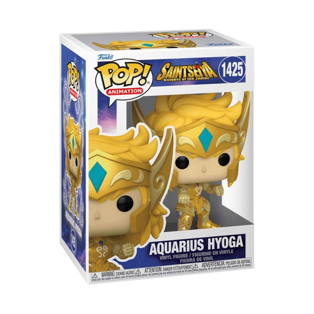 Boneco Funko Pop! Os Cavaleiros do Zodíaco - Hyoga de Aquário - Imagem 3