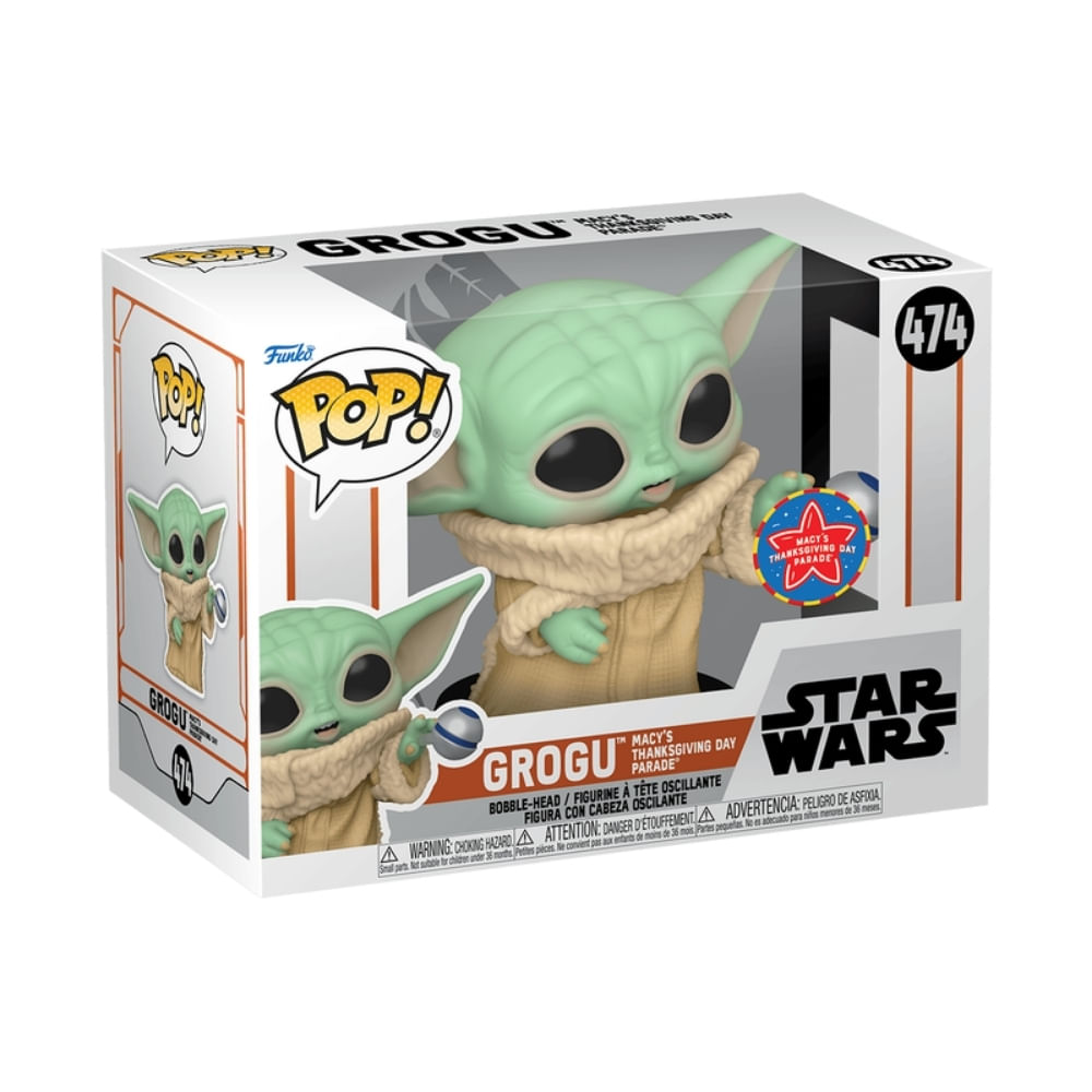 Boneco Funko Pop! Star Wars Mandalorian - Grogu Macy's - Imagem 3
