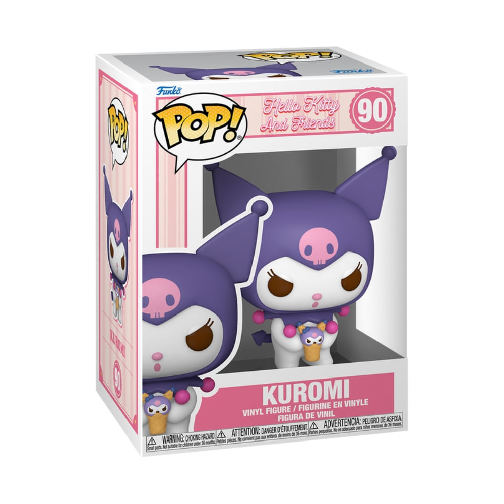 Boneco Funko Pop! Sanrio Hello Kitty - Kuromi com Sorvete - Imagem 3