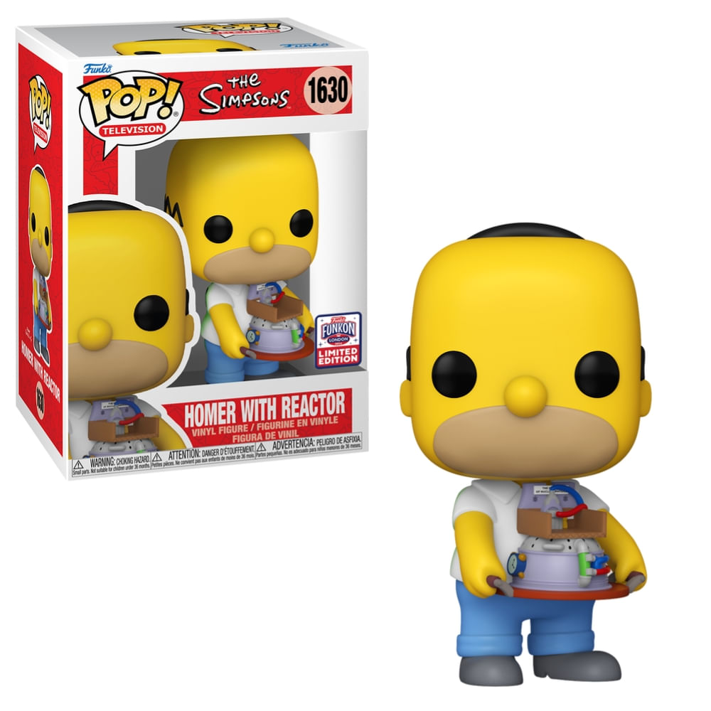 Boneco Funko Pop! Edição Limitada LondonCon 24 - Os Simpsons - Homer