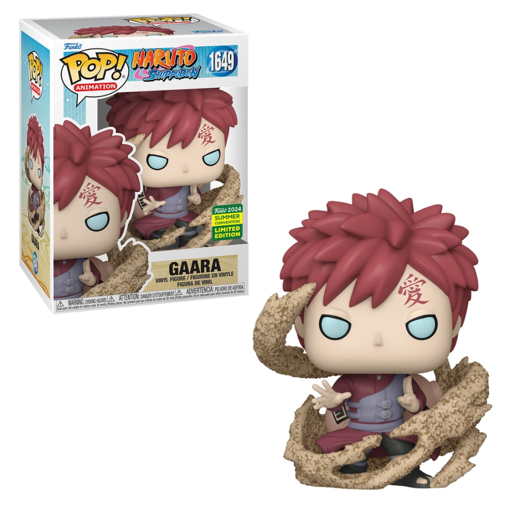 Boneco Funko Pop! Ediç��o Limitada SDCC24 - Naruto Shippuden - Gaara