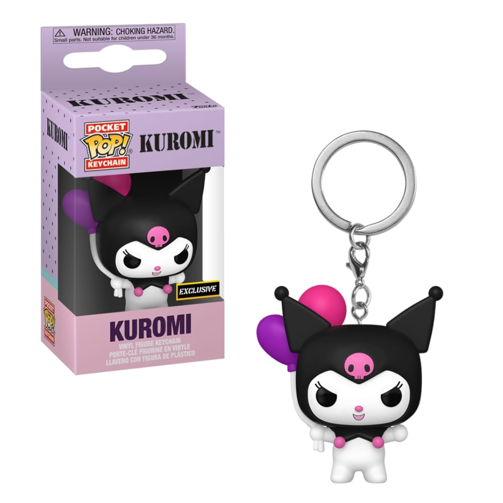 Chaveiro Funko Pop! Keychain Sanrio Hello Kitty -  Kuromi com Balões