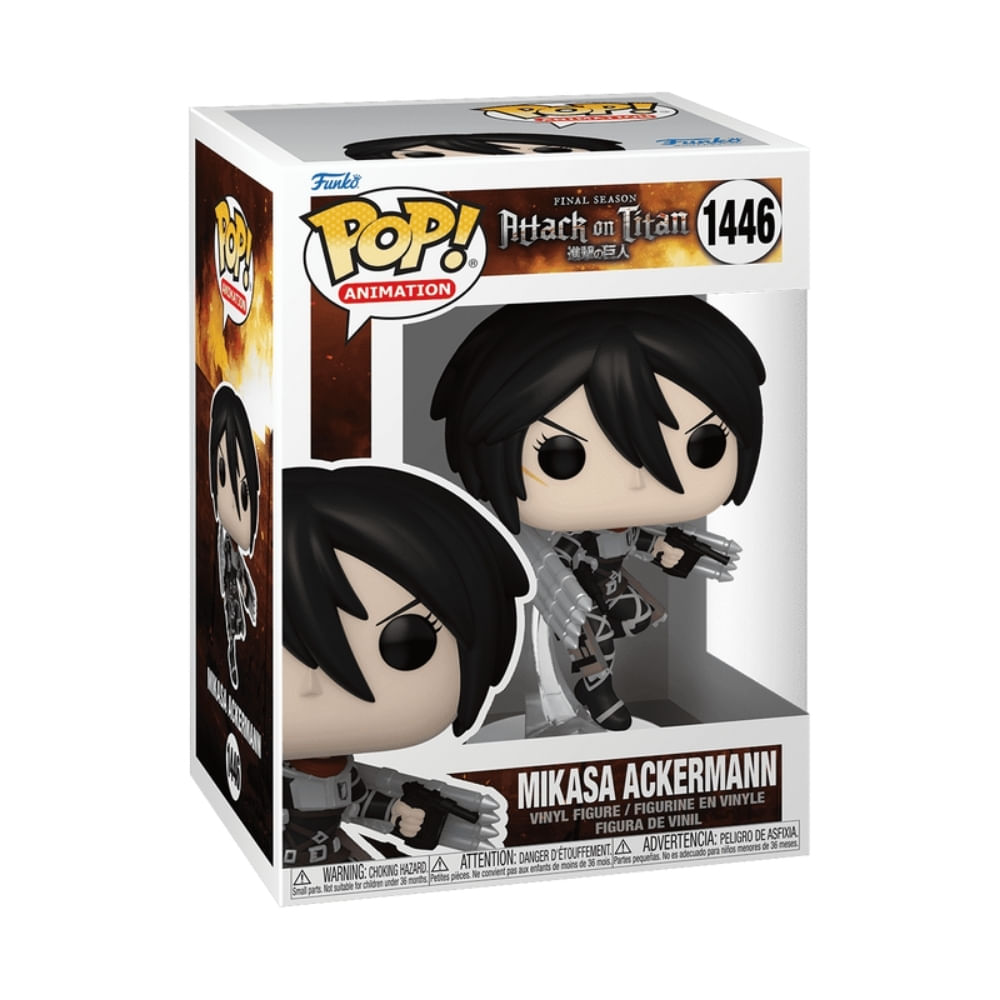 Boneco Funko Pop! Attack on Titan - Mikasa Ackermann - Imagem 3