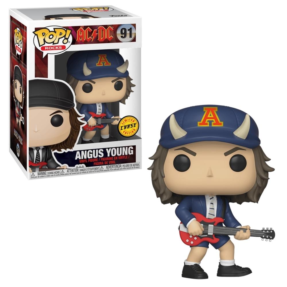 Boneco Funko Pop! Rocks - AC/DC - Angus Young Exclusivo Chase