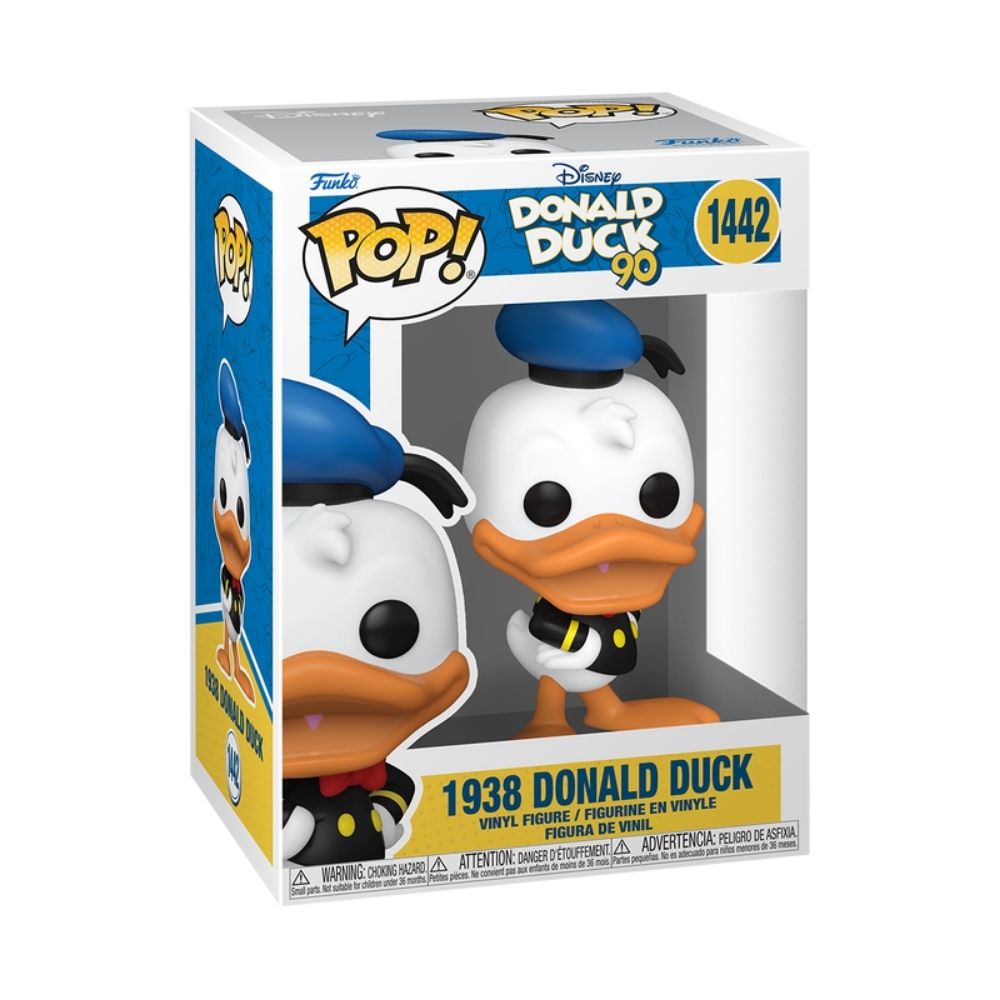 Boneco Funko Pop! Disney Pato Donald 90 Anos - Pato Donald 1938 - Imagem 3