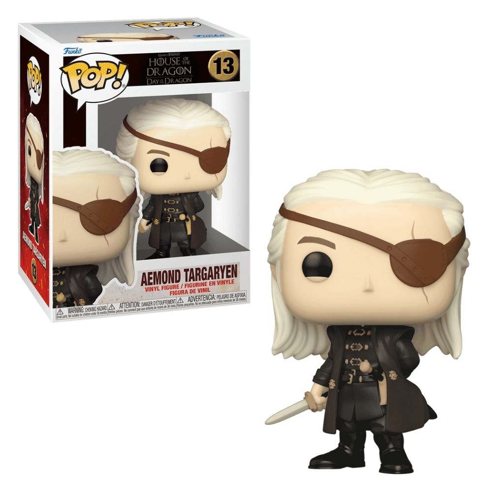 Boneco Funko Pop! A Casa do Dragão - Aemond Targaryen