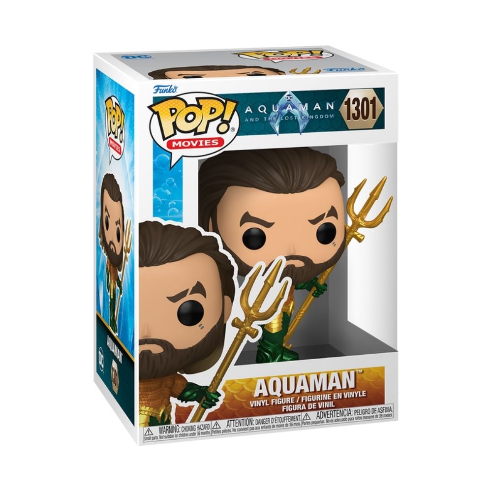 Boneco Funko Pop! DC Comics Aquaman 2 O Reino Perdido - Aquaman - Imagem 3