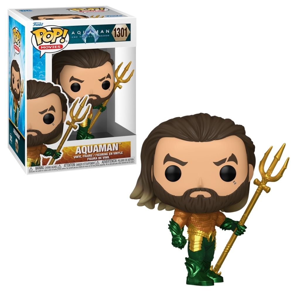 Boneco Funko Pop! DC Comics Aquaman 2 O Reino Perdido - Aquaman