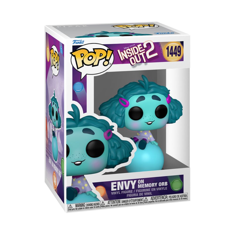 Boneco Funko Pop! Disney Divertida Mente 2 - Inveja - Imagem 3
