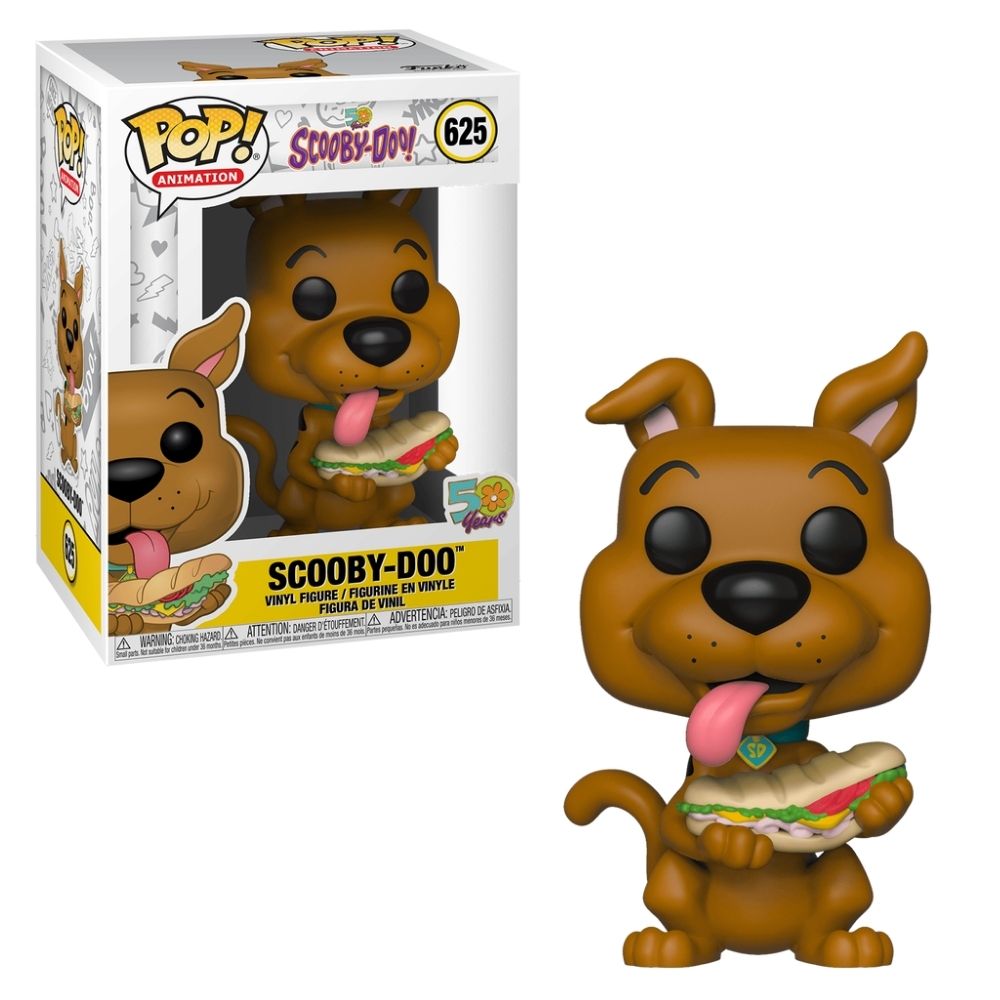 Boneco Funko Pop! Scooby Doo - Scooby Doo com Sanduíche