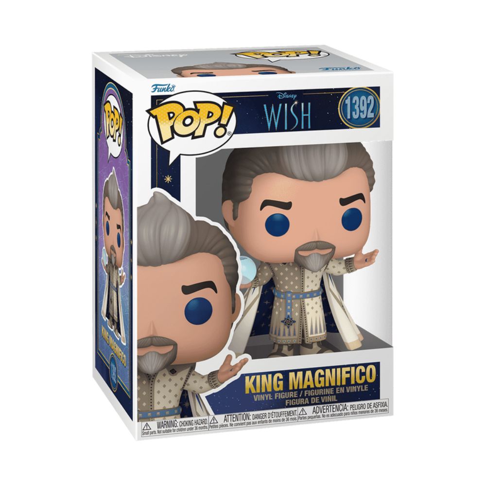 Boneco Funko Pop! Disney Wish - Rei Magnifico - Imagem 3