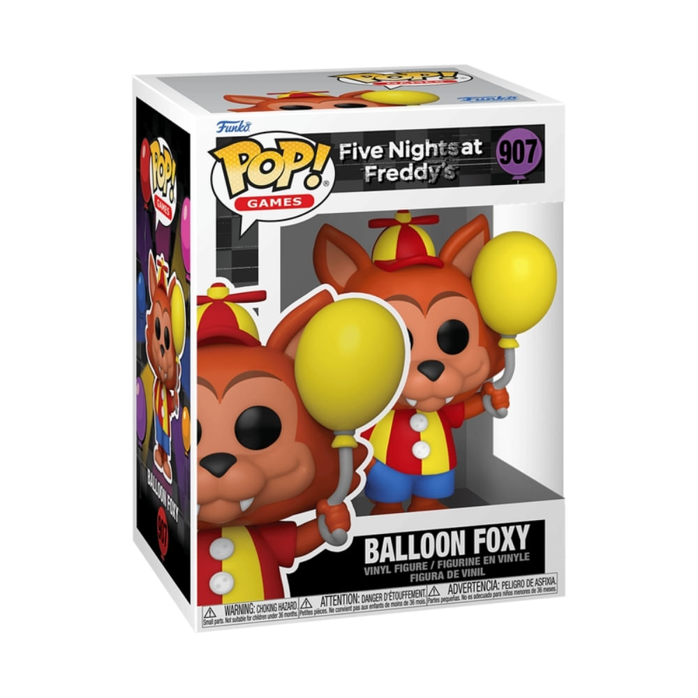 Boneco Funko Pop! Five Nights at Freddy’s - Balloon Foxy - Imagem 3