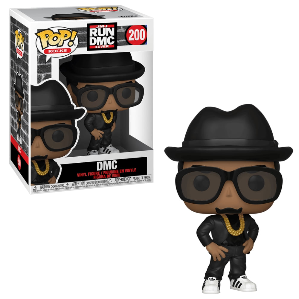 Boneco Funko Pop! Rocks - RUN - D.M.C.