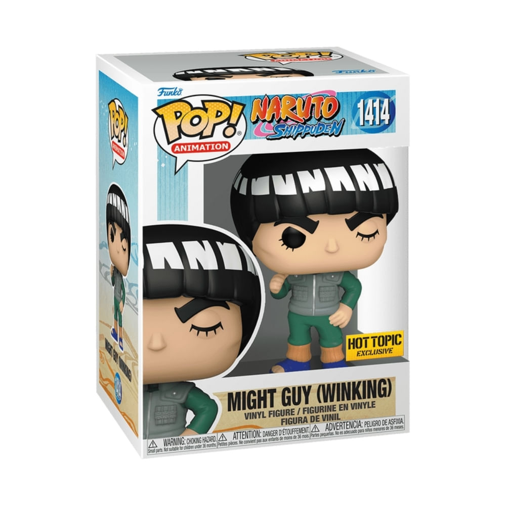 Boneco Funko Pop! Naruto Shippuden - Might Guy (Piscando) - Imagem 3