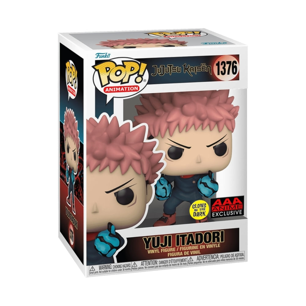 Boneco Funko Pop! Jujutsu Kaisen - Yuji Itadori com Punho Divergente - Imagem 3