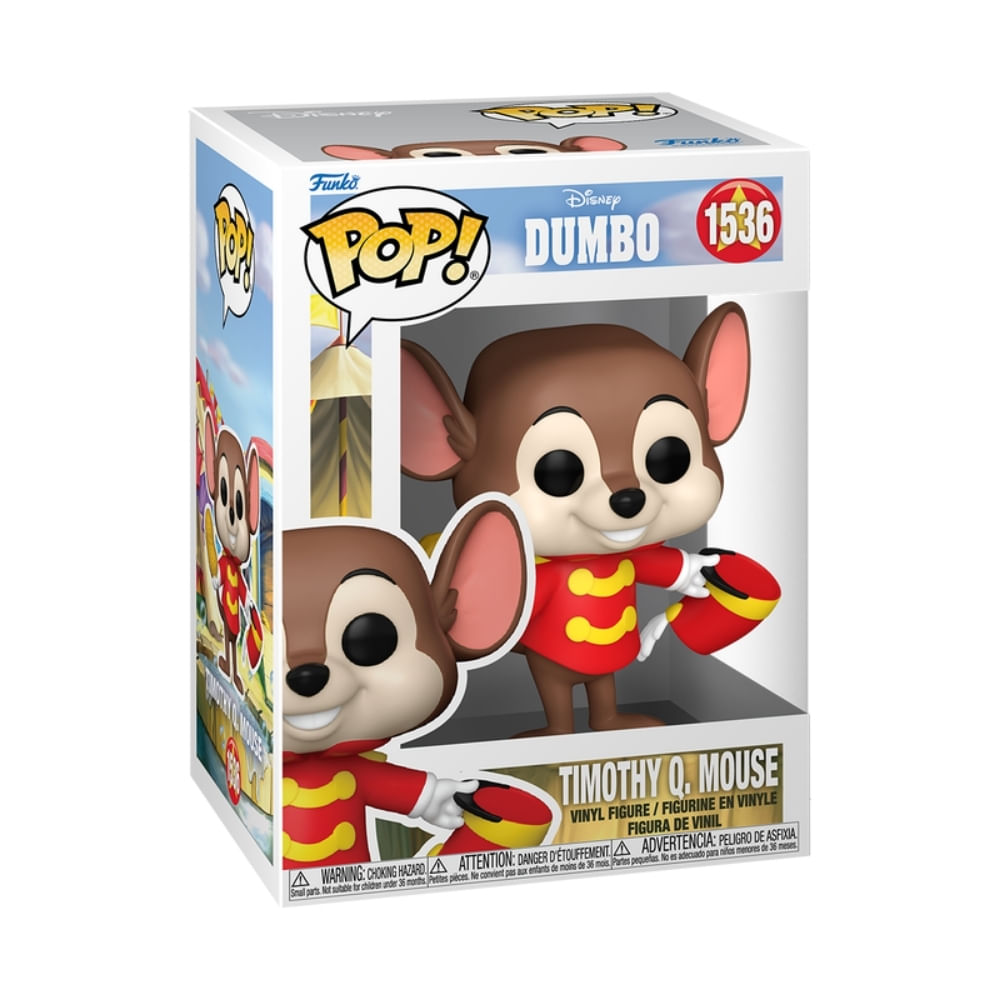 Boneco Funko Pop! Disney Dumbo - Rato Timóteo - Imagem 3