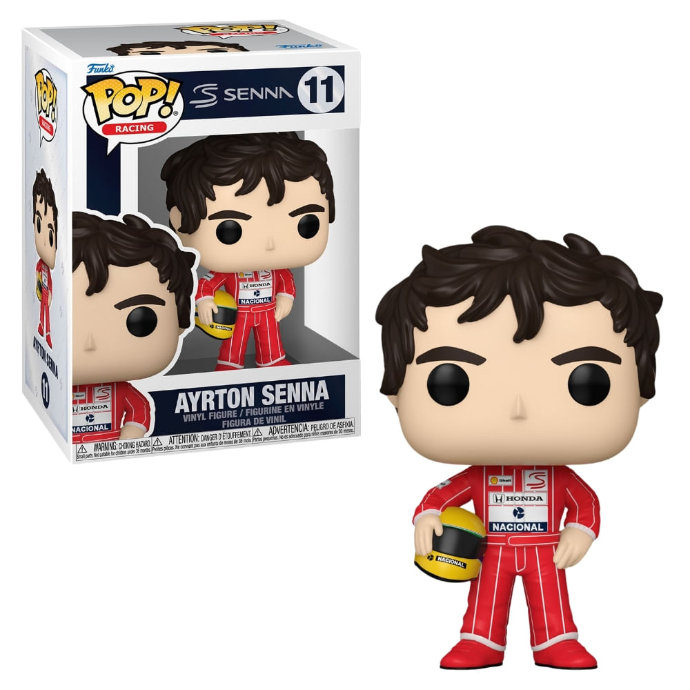 CCXP - Boneco Funko Pop! Racing McLaren- Ayrton Senna