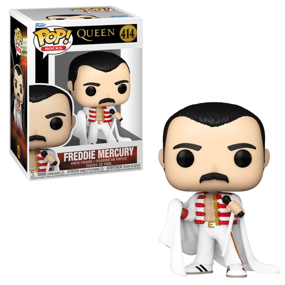 Boneco Funko Pop! Rocks Queens - Freddie Mercury We Will Rock You