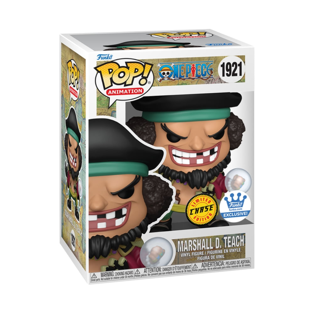 Boneco Funko Pop! One Piece - Marshall D. Teach Chase - Imagem 3