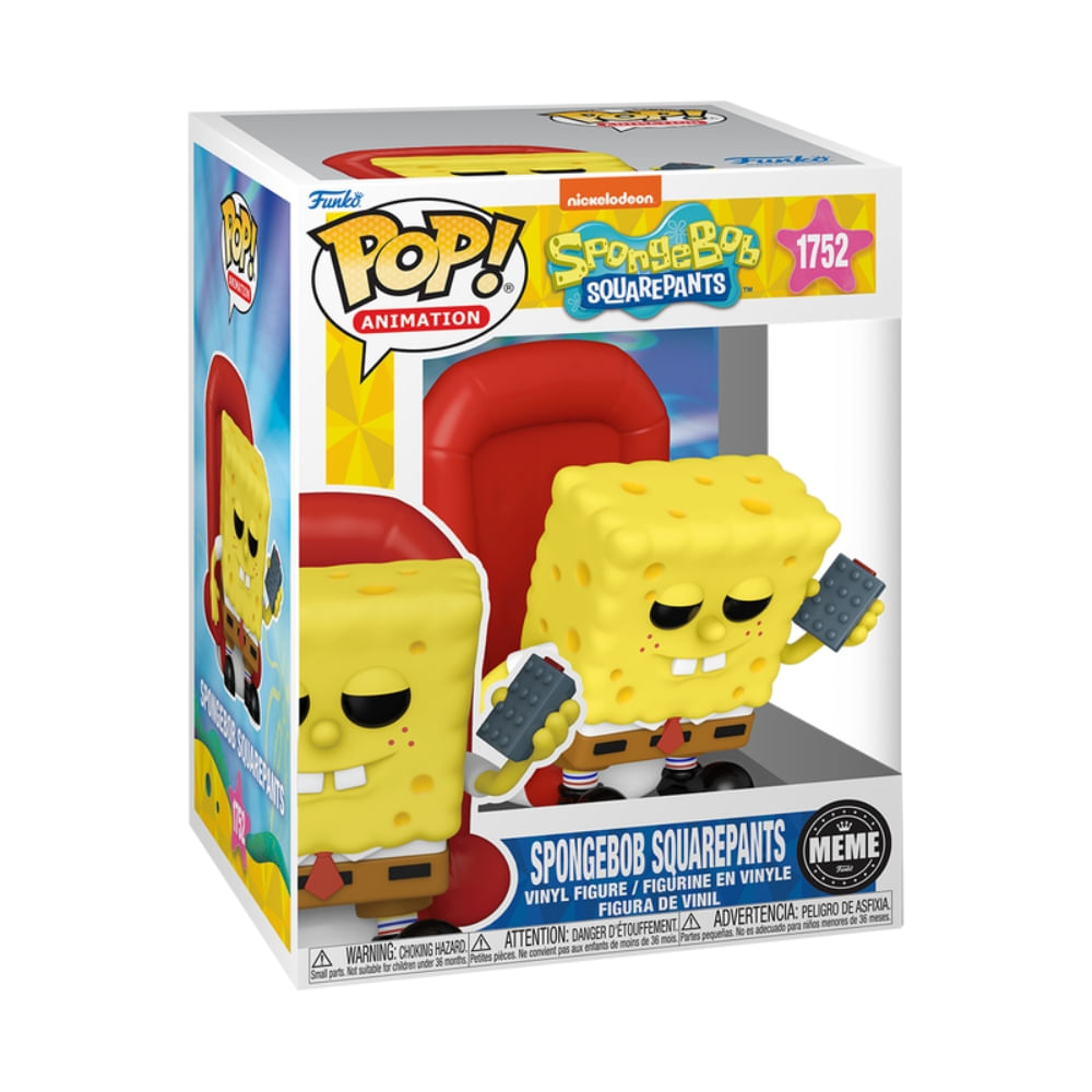 Boneco Funko Pop! Premium Meme - Bob Esponja - Imagem 3