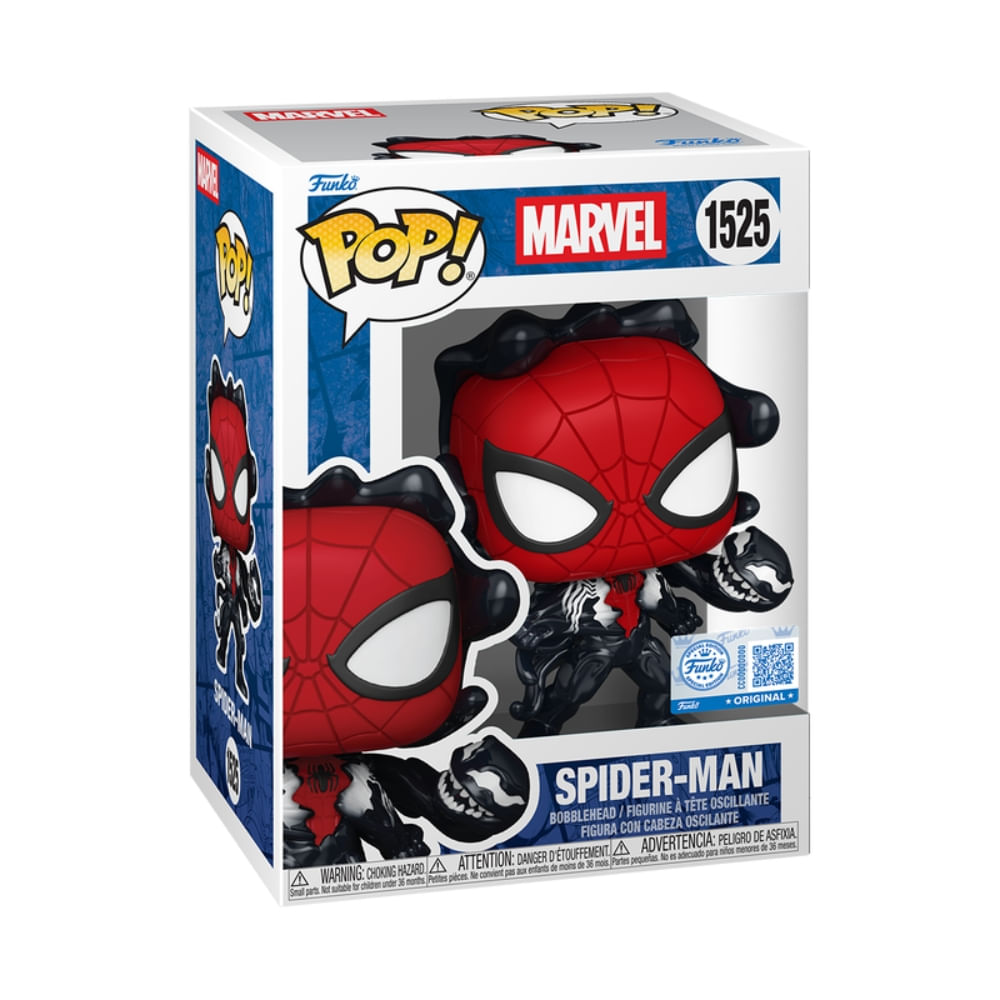 Boneco Funko Pop! Marvel Homem-Aranha c Simbionte - Imagem 2