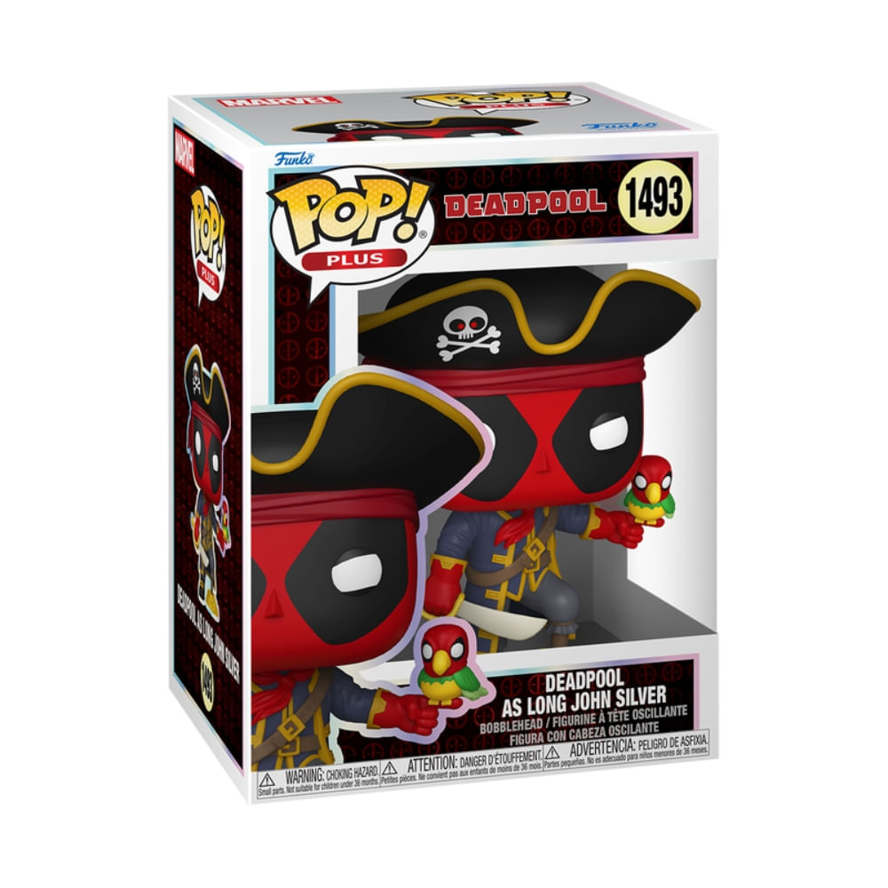 Boneco FunkoPop Deadpool Literatura Clássic Long John Silver - Imagem 2