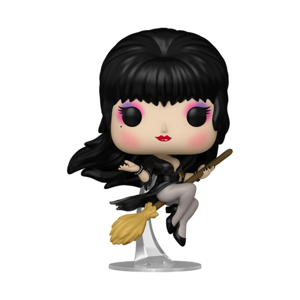 Boneco Funko Pop! Elvira: A Rainha das Trevas na Vassoura - Imagem 3