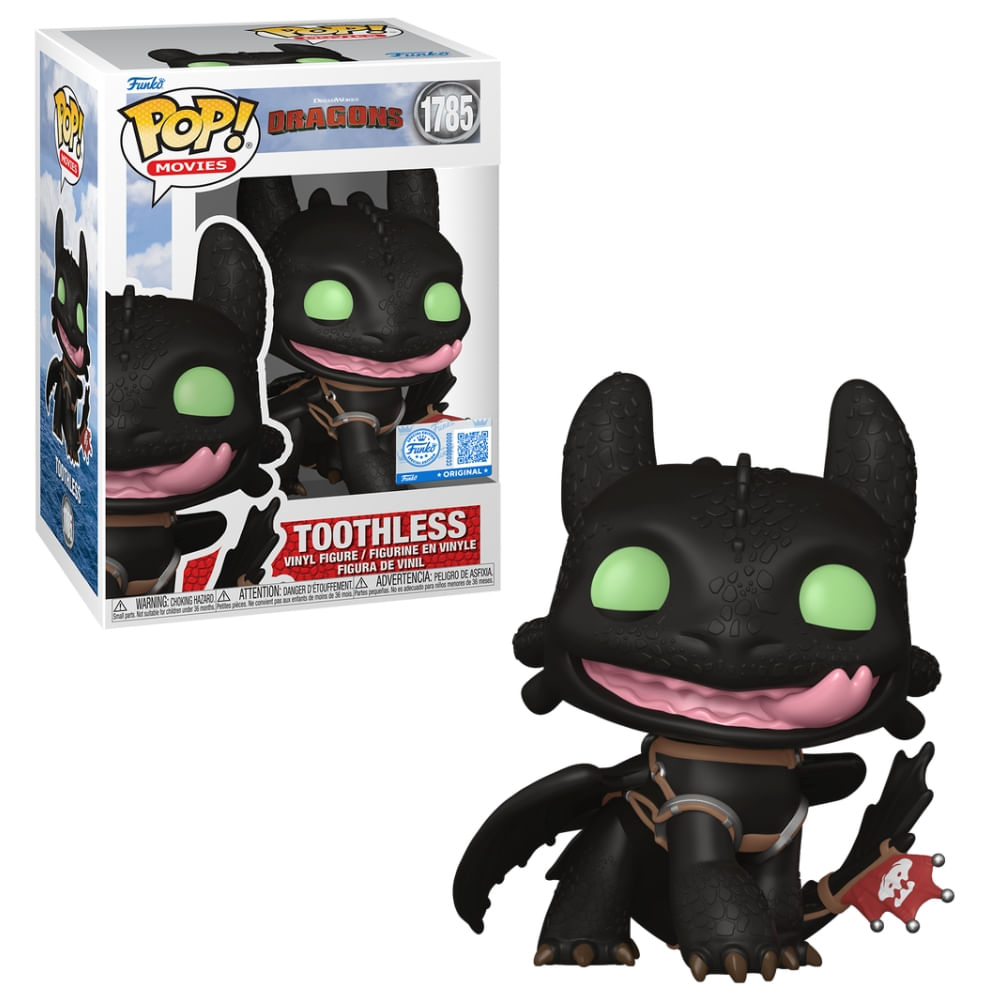 Boneco Funko Pop Como Treinar o Seu Dragão Banguela Sorrindo