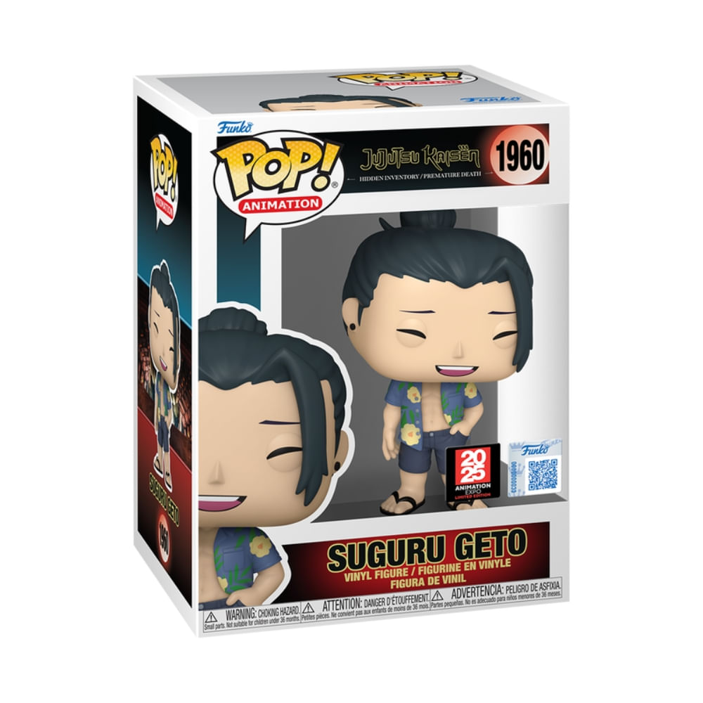 Boneco Funko Pop Expo2025 JujutsuKaisen Suguro Geto na Praia - Imagem 2