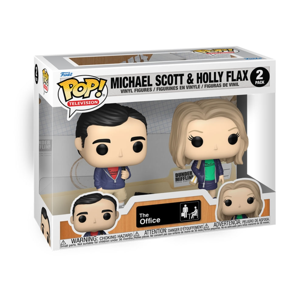 Boneco Funko Pop! The Office - Michael & Holly no Picnic - Imagem 2