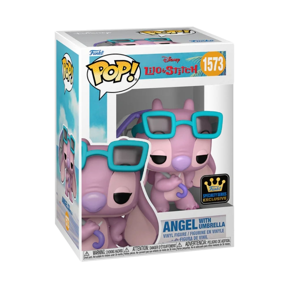 Boneco Funko Pop Disney Lilo & Stitch Angel com Guarda-Chuva - Imagem 2