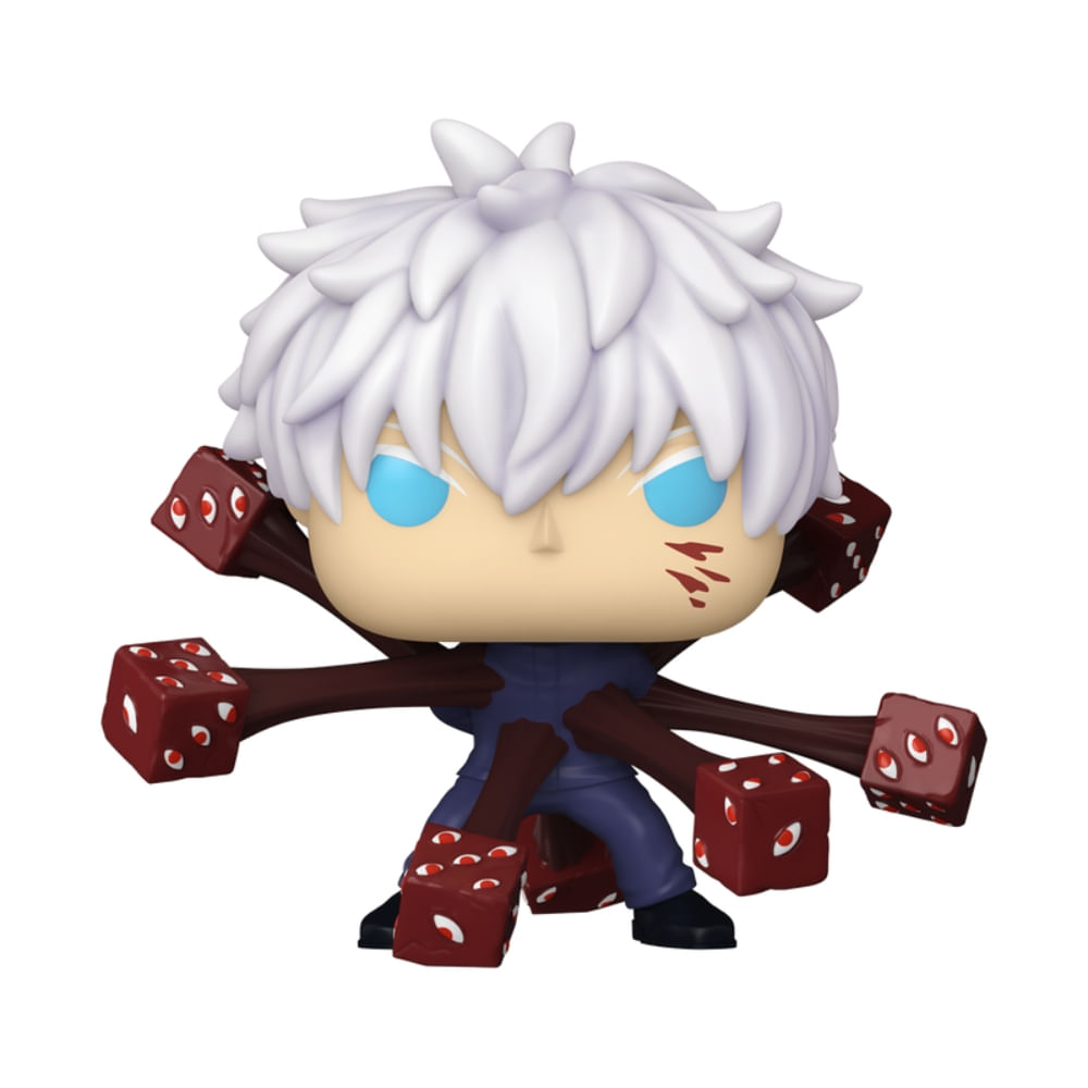 Boneco Funko Pop! Premium Jujutsu Kaisen Satoru Gojo Selado - Imagem 3