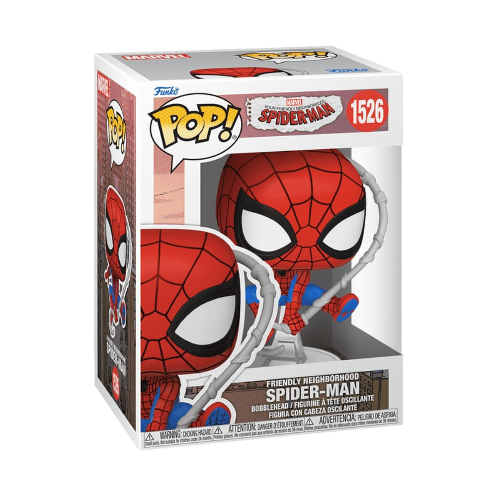 Boneco Funko Pop! Marvel Homem-Aranha Amigão da Vizinhança - Imagem 2