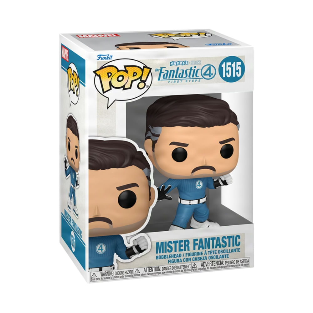 Boneco Funko Pop! Quarteto Fantástico Sr. Fantástico - Imagem 2