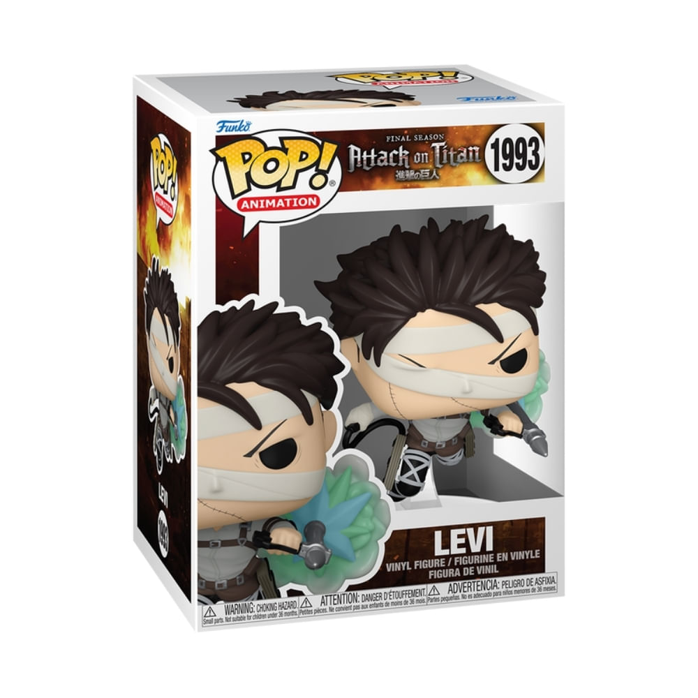 Boneco Funko Pop! Attack on Titan - Levi - Imagem 2