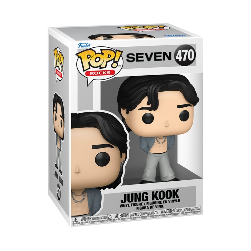 Boneco Funko Pop! Rocks BTS - Jung Kook (Seven) - Imagem 2