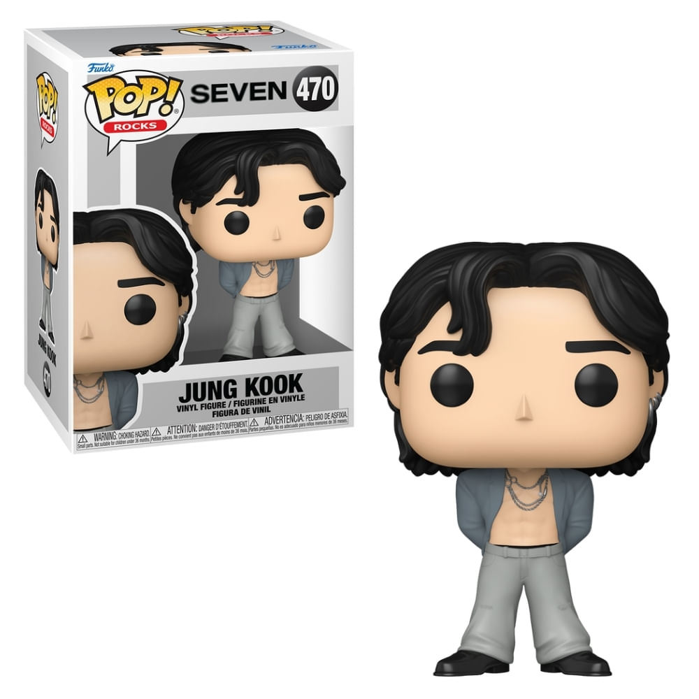 Boneco Funko Pop! Rocks BTS - Jung Kook (Seven)
