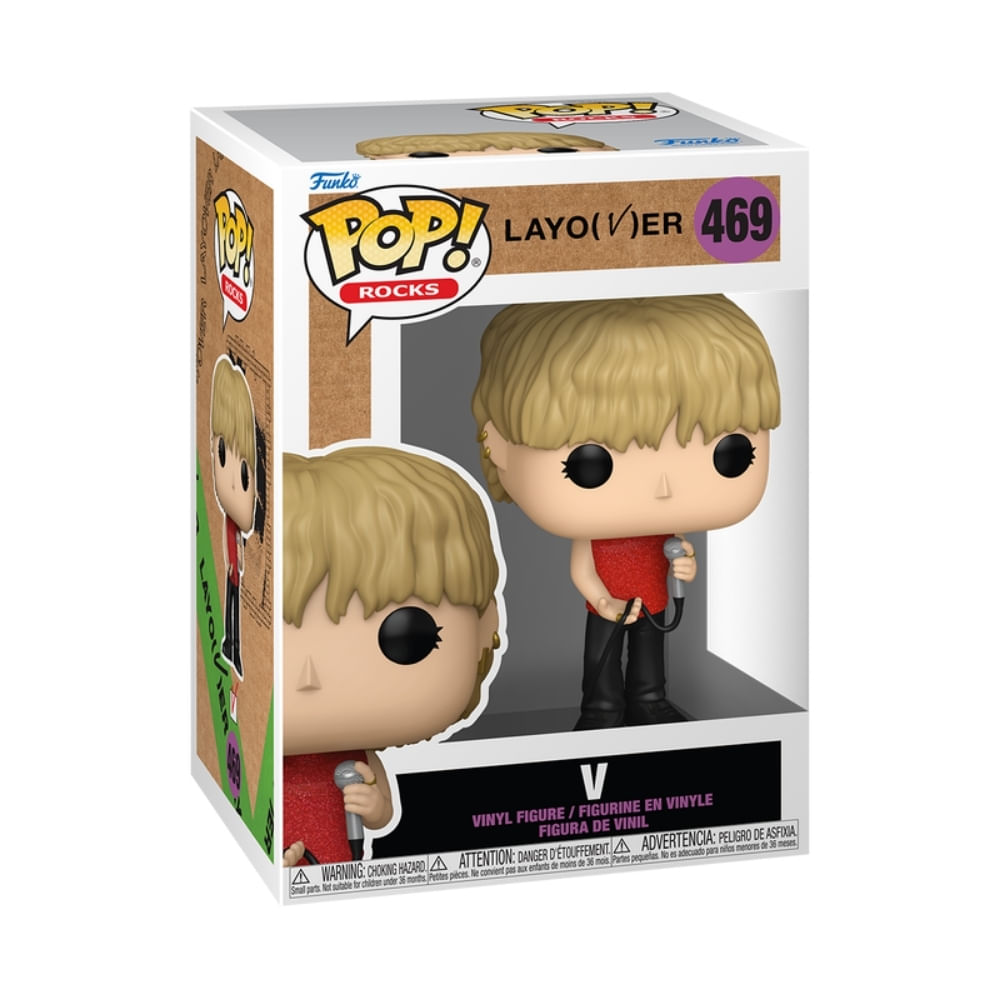 Boneco Funko Pop! Rocks BTS - V (Love Me Again) - Imagem 2