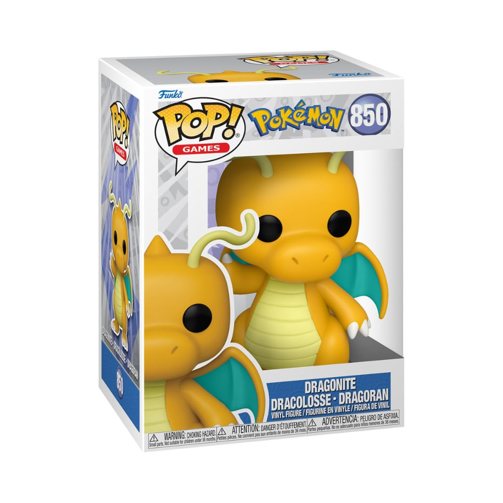 Boneco Funko Pop! Pokémon - Dragonite (EMEA) - Imagem 2