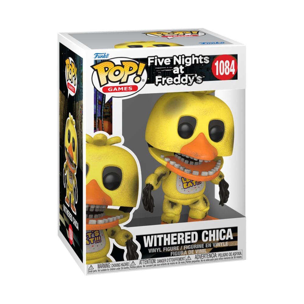 Boneco Funko Pop! Five Nights at Freddy's - Withered Chica - Imagem 2