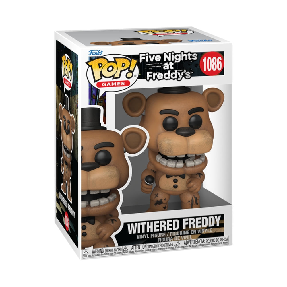 Boneco Funko Pop! Five Nights at Freddy's - Withered Freddy - Imagem 2