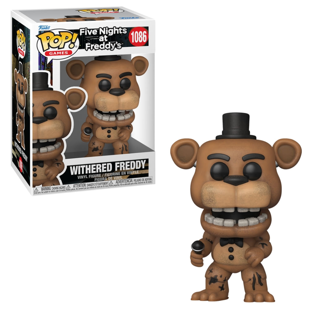 Boneco Funko Pop! Five Nights at Freddy's - Withered Freddy
