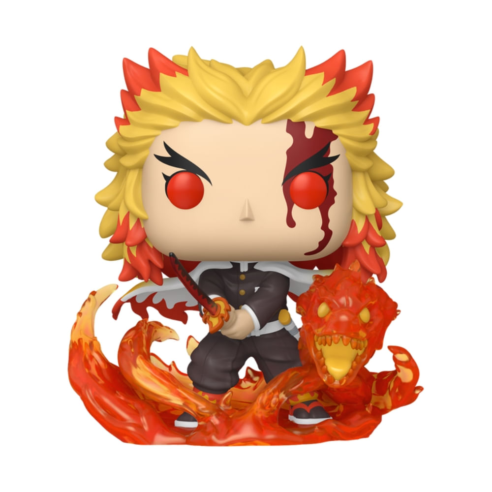 Boneco Funko Pop! Demon Slayer - Rengoku 9ª Forma - Imagem 3