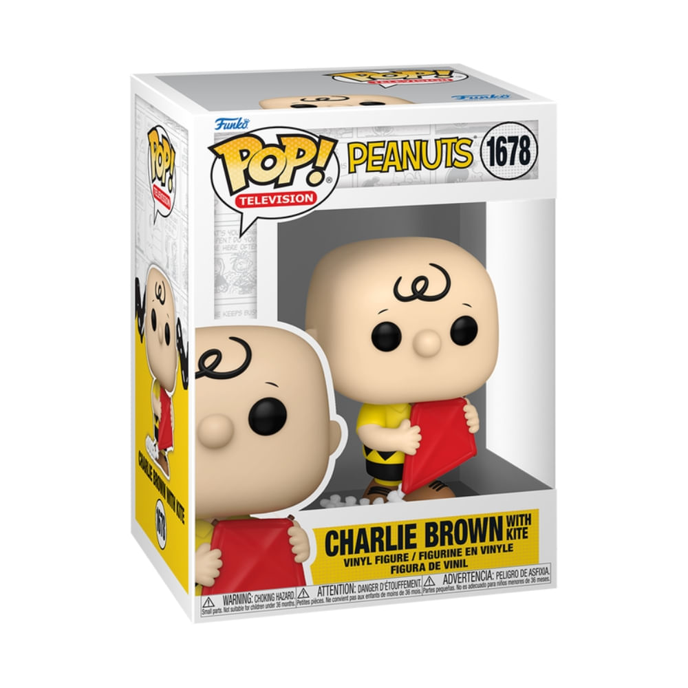 Boneco Funko Pop! Snoopy - Charlie Brown com Pipa - Imagem 2